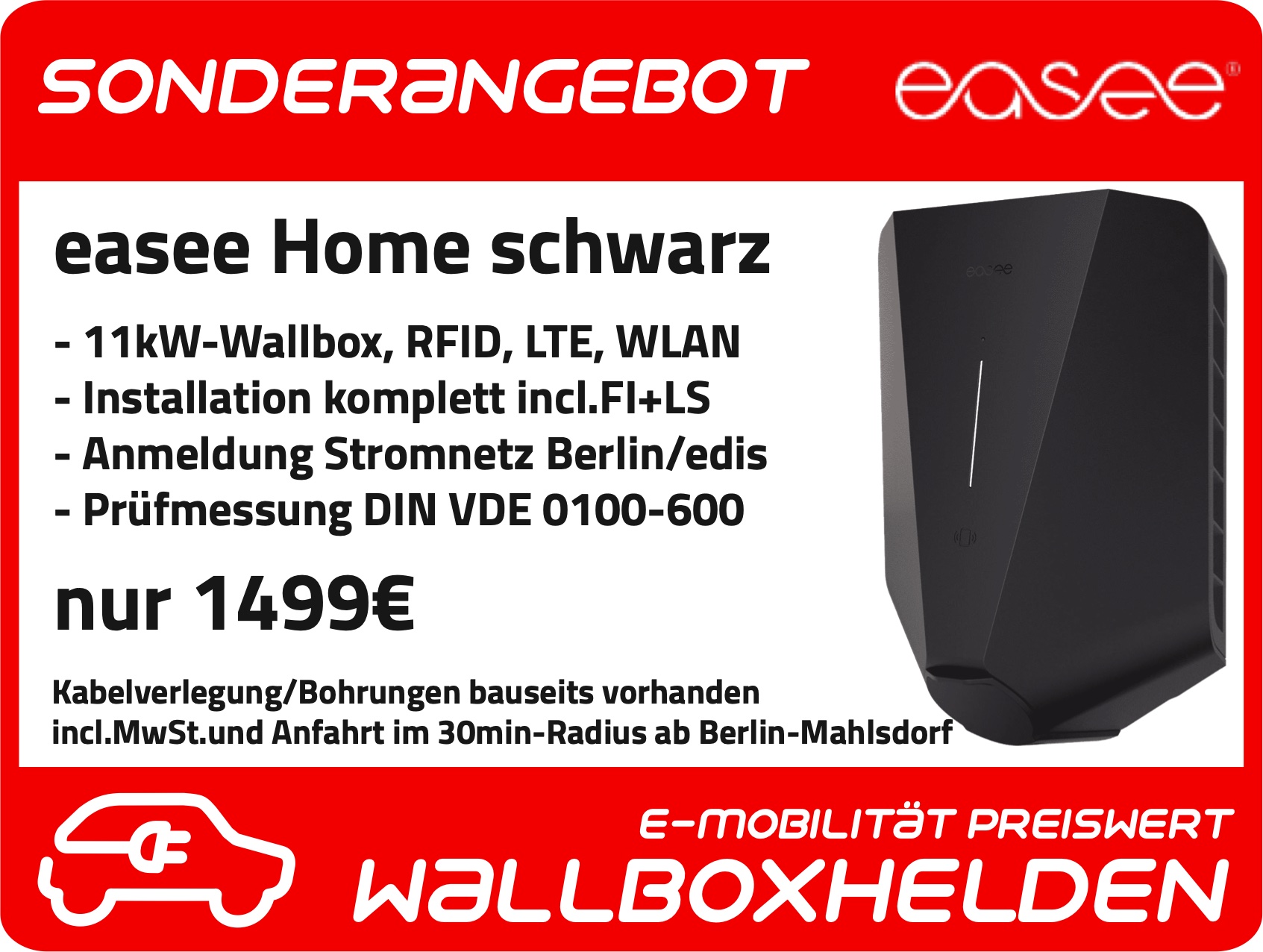 Angebot Wallbox Inkl Montage